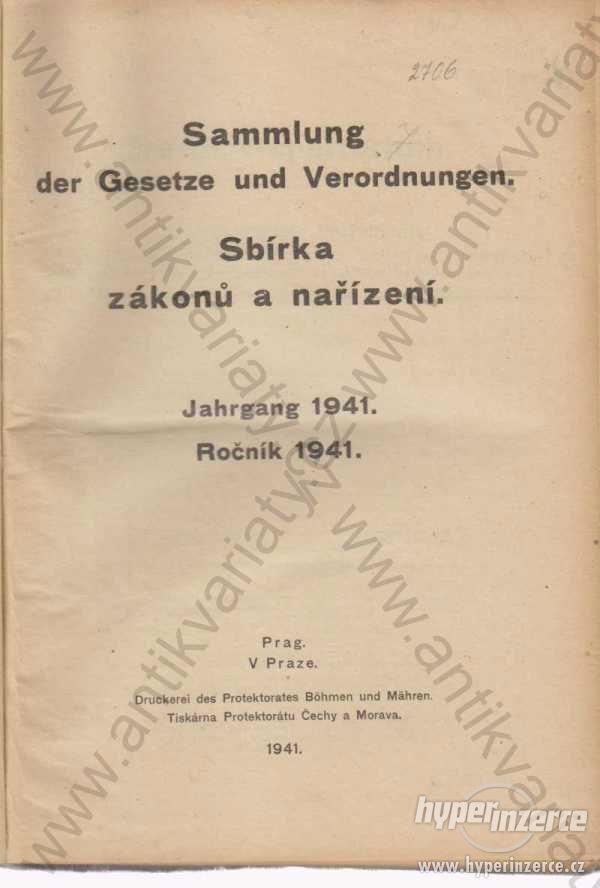 Sammlung der Gesetze und Verordnungen 1941 - foto 1