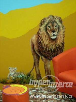 Samolepky SAFARI - dekorace Lev - král zvířat - foto 2