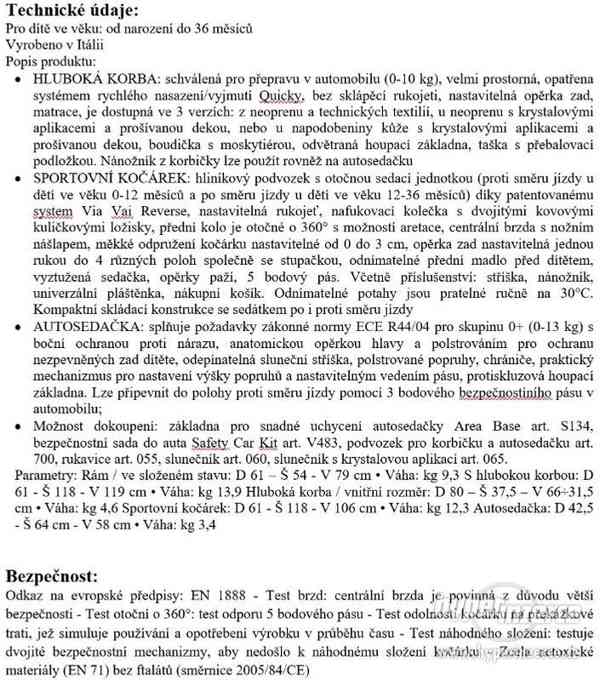 Kočárek CAM Cortina X3 (trojkombinace) - foto 10