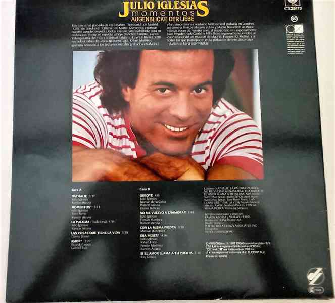 LP gramodeska Julio Iglesias “Momentos”,  - foto 4