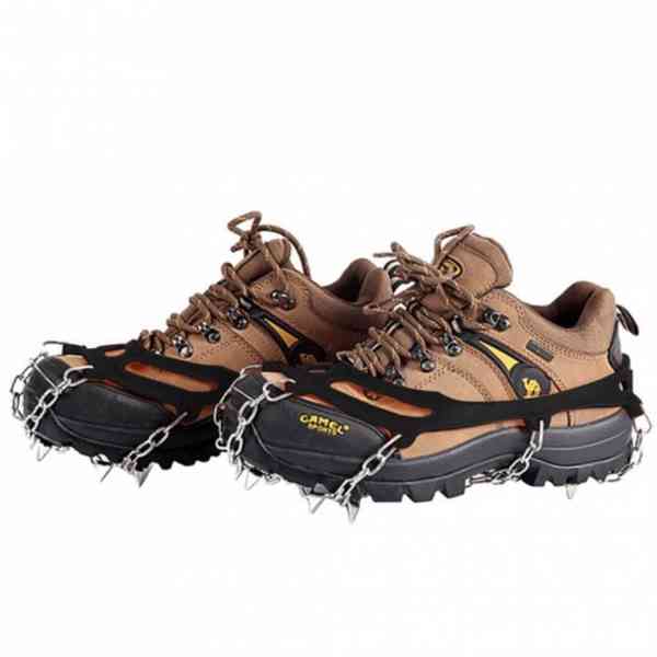 Nesmeky na boty řetězové Trizand - černé-stříbrné - foto 3