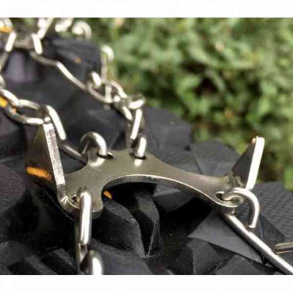 Nesmeky na boty řetězové Trizand - černé-stříbrné - foto 2