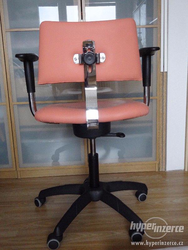Balanční zdravotní židle - losos - foto 3