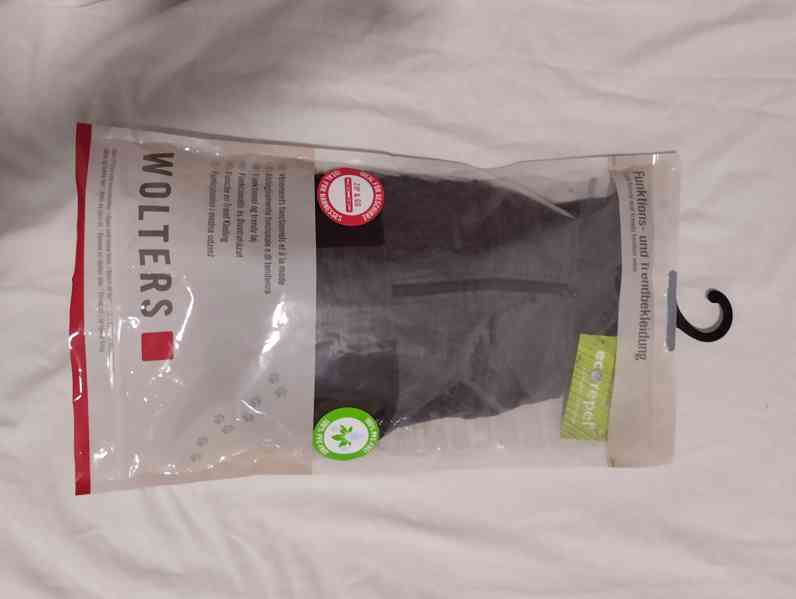 Fleecová bunda ležérní soft & dry  60cm  žíhaná šedá - foto 5