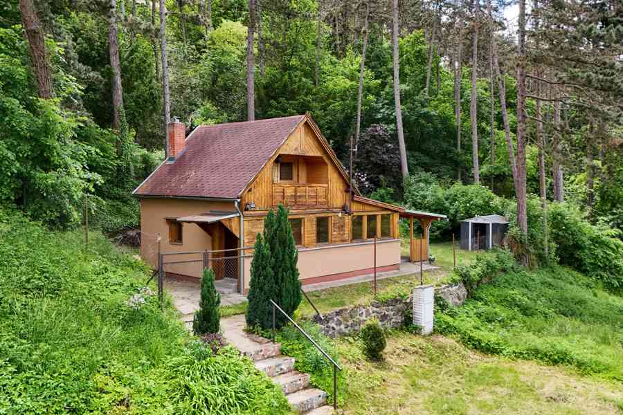 Dům u lesa s výhledem na Vltavu v Roztokách u Prahy - foto 20