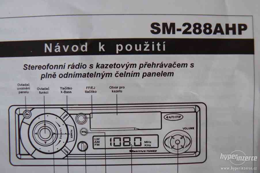 prodám Auto radio AM/FM SM-288AHP - foto 7