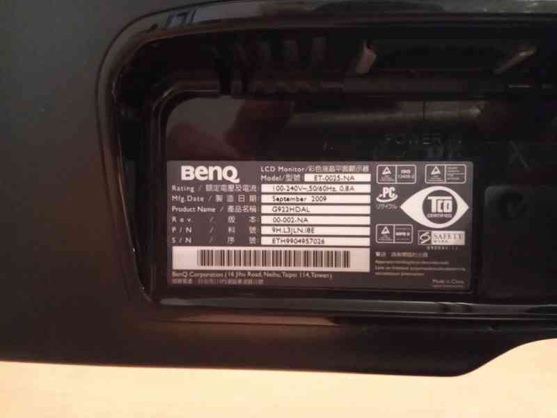 LCD monitor Benq G922HDAL 18,5" - foto 3