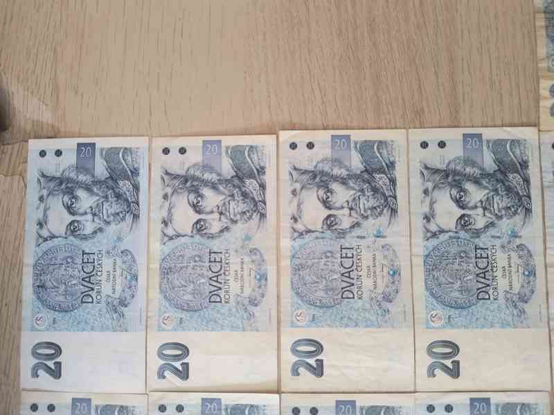 Papírová 20kč z roku 1994 - foto 2
