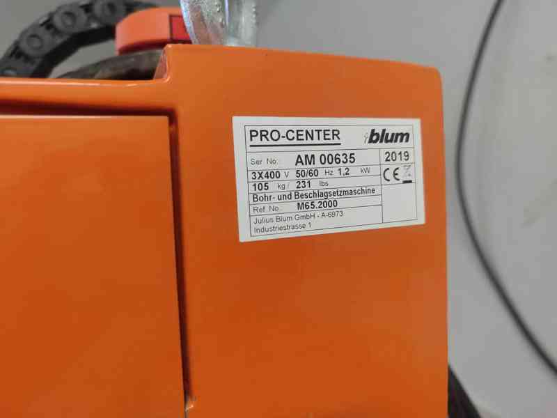 Vrtací a narážecí stroj Blum PRO-CENTER - foto 11
