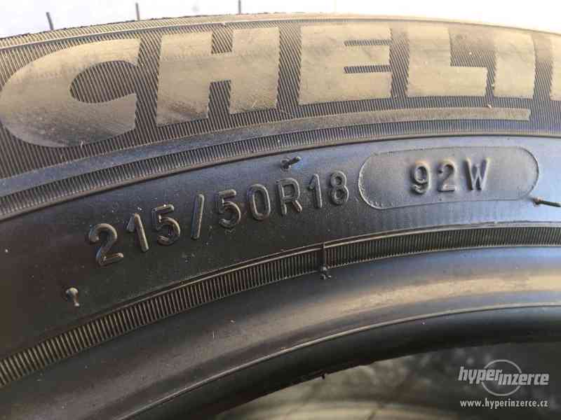 Letní pneu 215 50 18 Michelin zánovní - foto 4