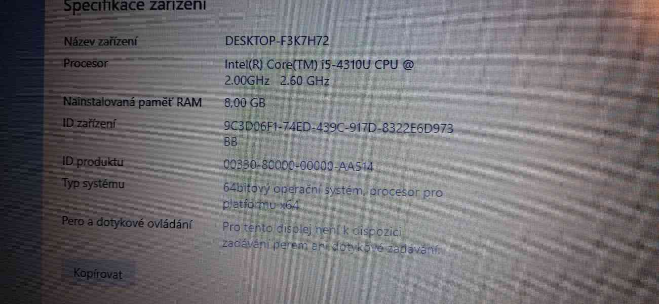 Prodám odolný, spolehlivý notebook Dell Latitude E7440 - foto 6