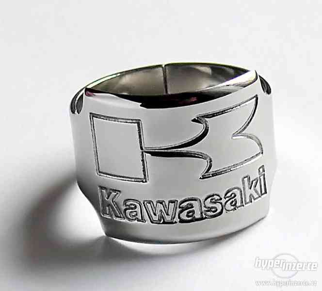 Motorkářský prsten Kawasaki - foto 2