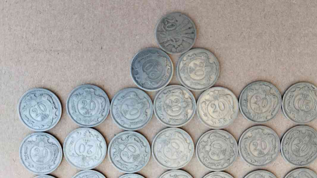 51 helleru 20 RU, rakousko uhersko mince + mince - foto 6