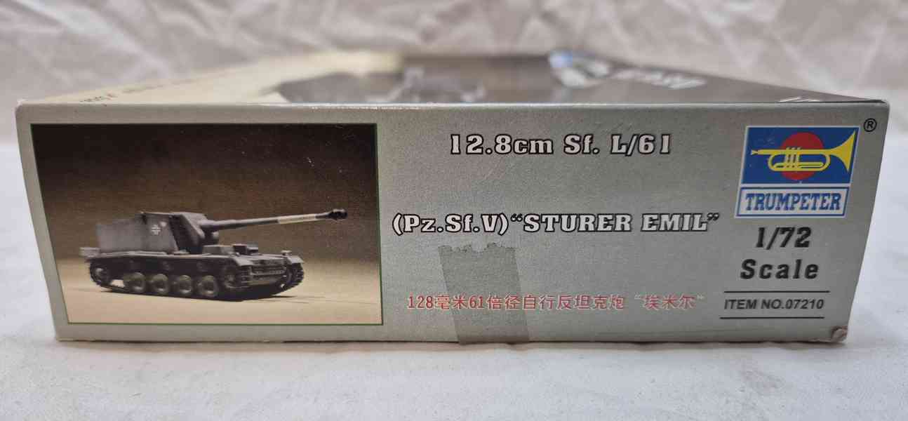 model tanku "Sturer Emil" 12.8cm Sf. L_61 (Pz.Sf.V), 1:72 - foto 3