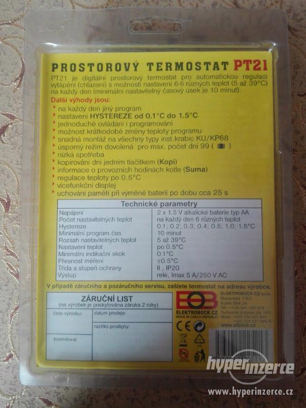 Prostorový termostat PT21 - foto 2
