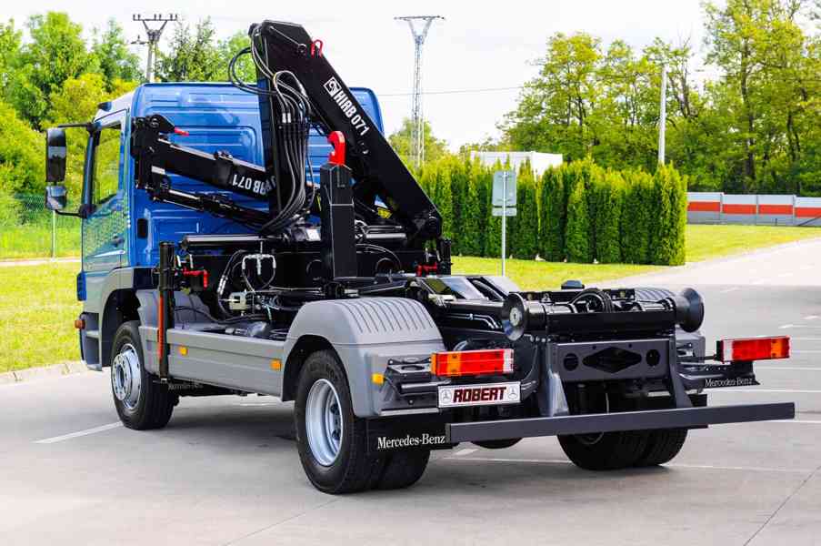 MERCEDES 1218 NOVÝ HÁKOVÝ NOSIČ KONTEJNERŮ HYDRAULICKÁ RUKA - foto 5