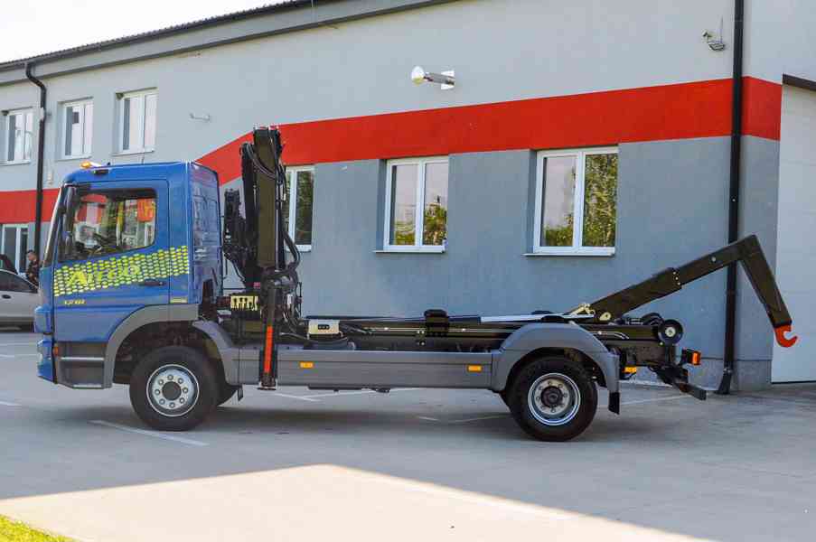 MERCEDES 1218 NOVÝ HÁKOVÝ NOSIČ KONTEJNERŮ HYDRAULICKÁ RUKA - foto 101