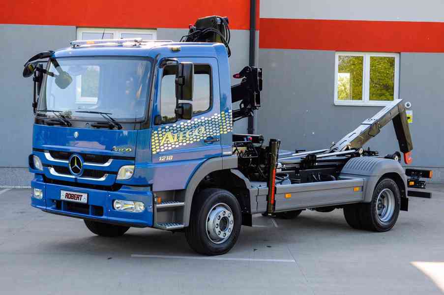 MERCEDES 1218 NOVÝ HÁKOVÝ NOSIČ KONTEJNERŮ HYDRAULICKÁ RUKA - foto 102