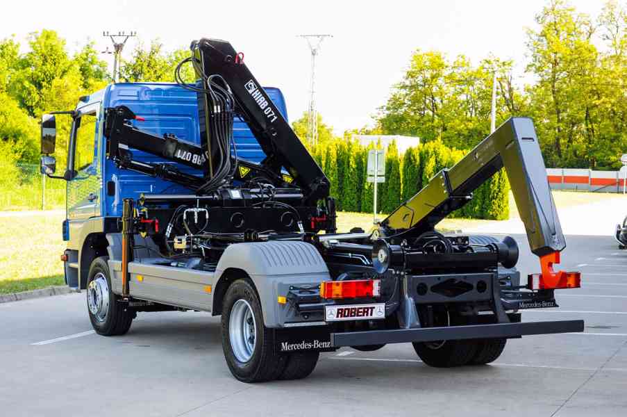 MERCEDES 1218 NOVÝ HÁKOVÝ NOSIČ KONTEJNERŮ HYDRAULICKÁ RUKA - foto 100