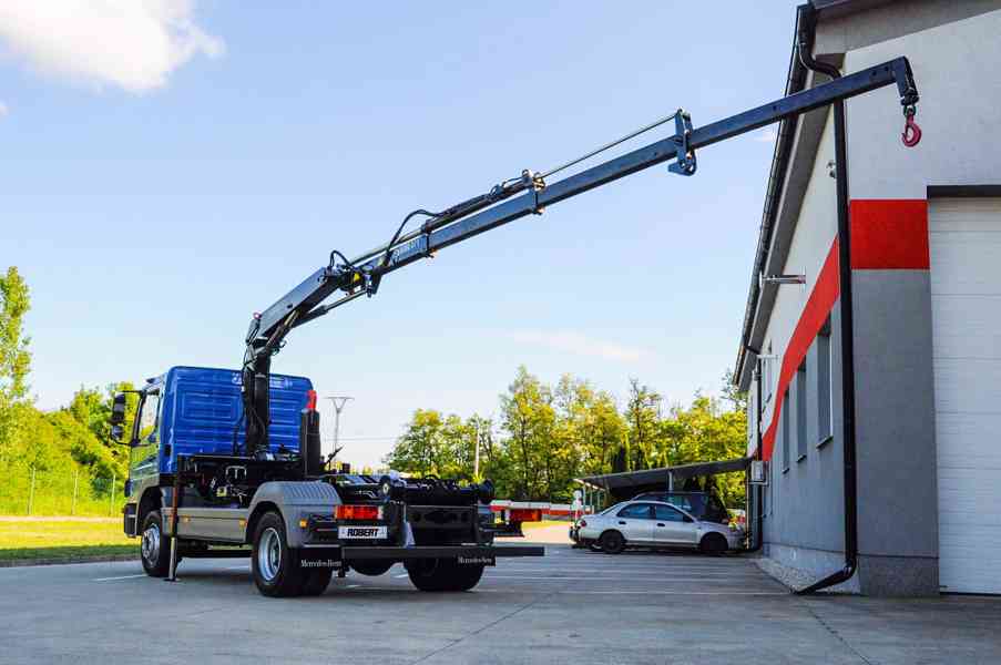 MERCEDES 1218 NOVÝ HÁKOVÝ NOSIČ KONTEJNERŮ HYDRAULICKÁ RUKA - foto 106
