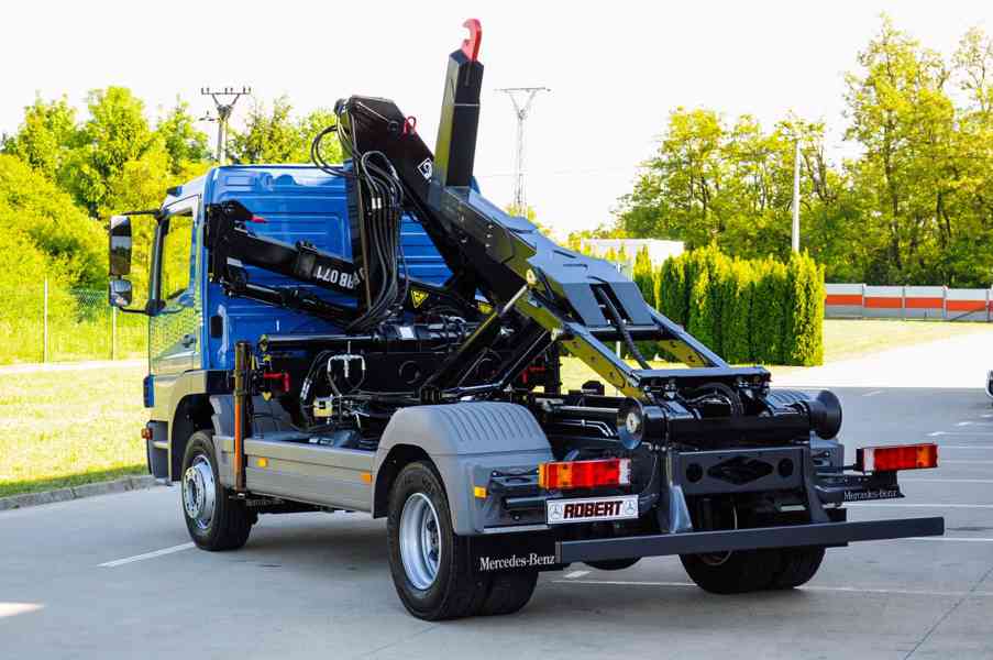 MERCEDES 1218 NOVÝ HÁKOVÝ NOSIČ KONTEJNERŮ HYDRAULICKÁ RUKA - foto 93