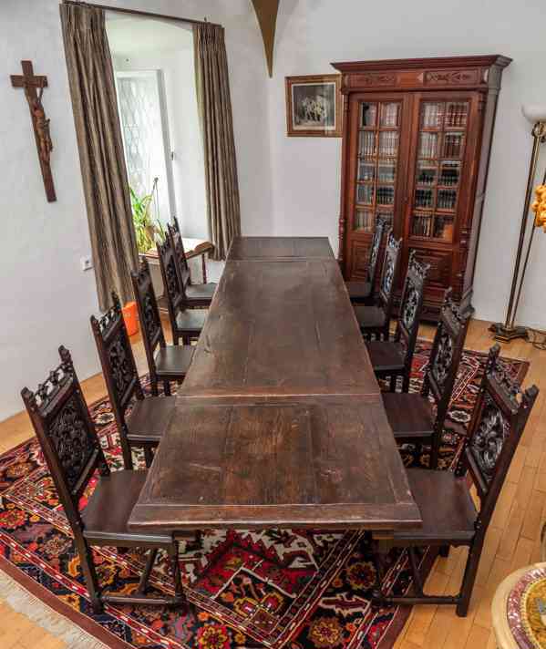 Starožitný velký anglický stůl z 18. století - foto 13