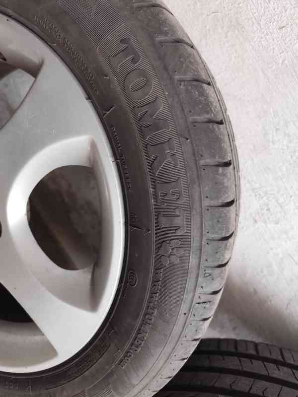 Originální Alu kola Suzuki 15" 4x100 + Letní pneu - foto 3