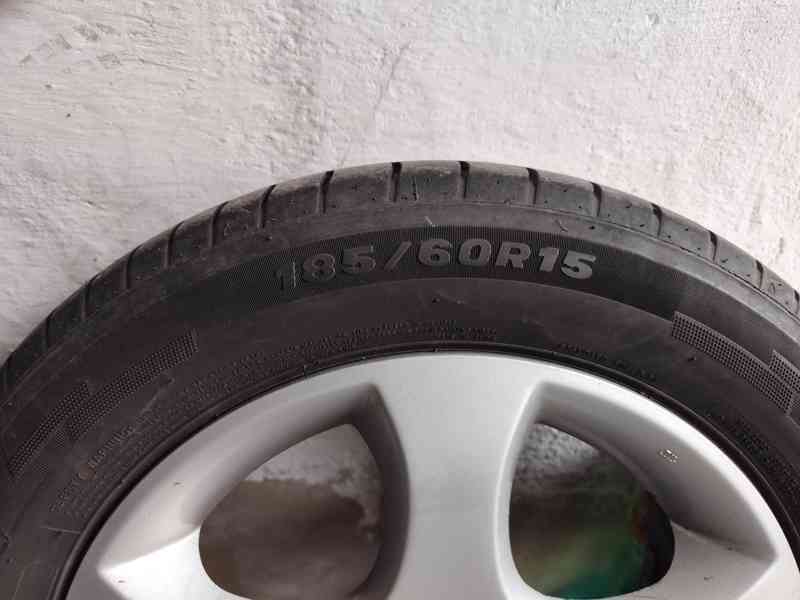 Originální Alu kola Suzuki 15" 4x100 + Letní pneu - foto 2