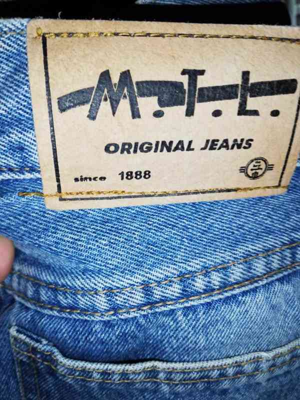 Pánské bavlněné džíny MTL vel.31 - foto 4
