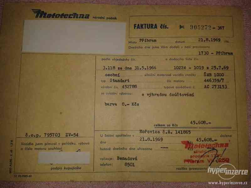 Prodám Škoda 1000 mb - foto 3