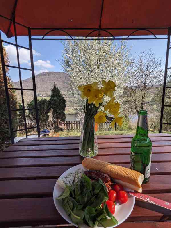 Dlouhodobý pronájem chaty s krásným výhledem na Labe - foto 13