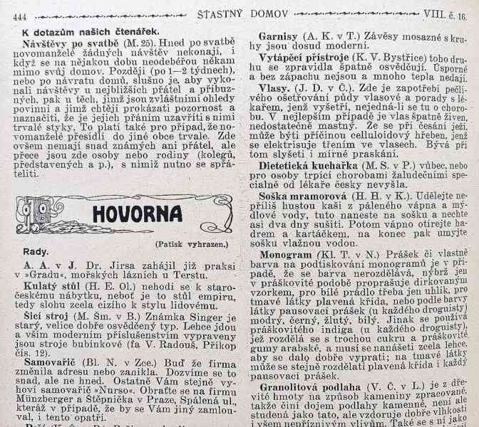 Časopisy ŠŤASTNÝ DOMOV, Rakousko-Uhersko, ročník 1911 - foto 19