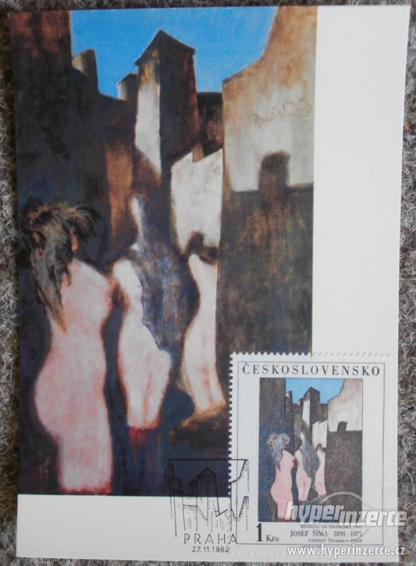 Šíma: pohlednice, známka, příležitostné razítko 27.11.1982 - foto 1