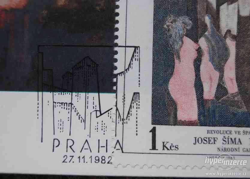 Šíma: pohlednice, známka, příležitostné razítko 27.11.1982 - foto 3