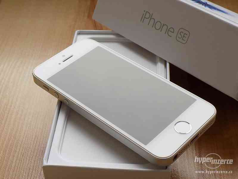 APPLE iPhone SE 16GB Silver - ZÁRUKA - TOP STAV - foto 3