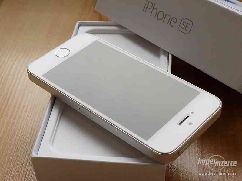 APPLE iPhone SE 16GB Silver - ZÁRUKA - TOP STAV - foto 4