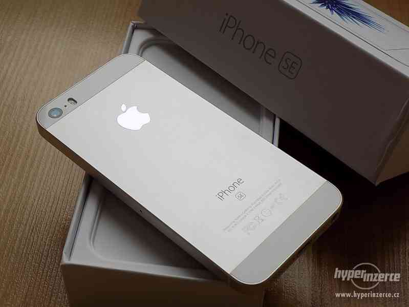 APPLE iPhone SE 16GB Silver - ZÁRUKA - TOP STAV - foto 5