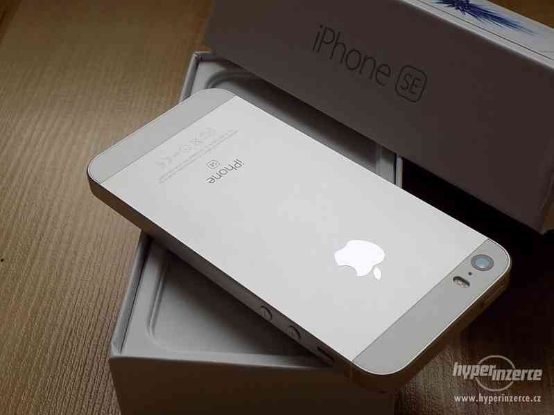 APPLE iPhone SE 16GB Silver - ZÁRUKA - TOP STAV - foto 6