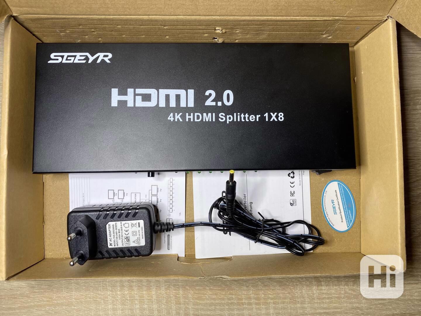 SGEYR HDMI 2.0 splitter 1x8 4K 60Hz - foto 1