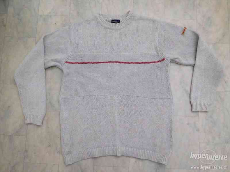 značkový pánský bavlněný svetr - foto 3