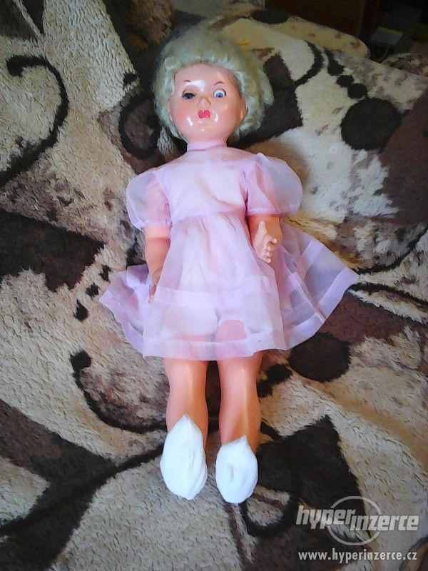 Prodám originální 60 let starou chodící panenku 62cm v původ - foto 3