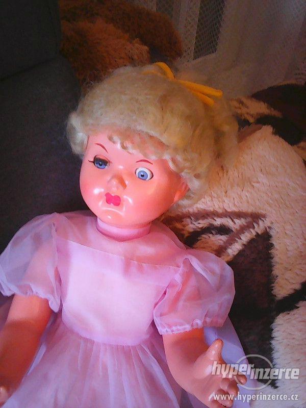 Prodám originální 60 let starou chodící panenku 62cm v původ - foto 4