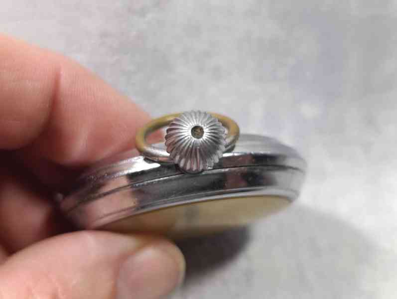 Německé vojenské stopky Hanhart z období II. říše. - foto 3