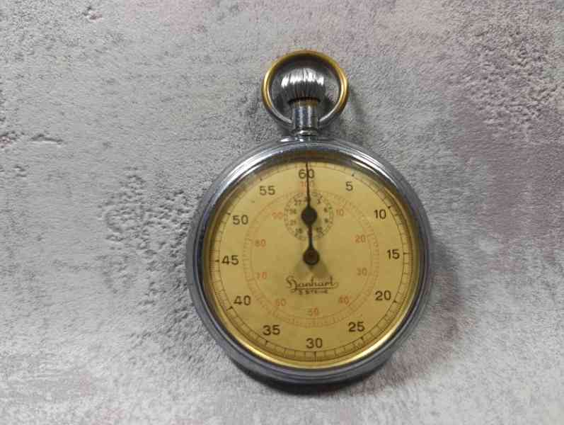 Německé vojenské stopky Hanhart z období II. říše.