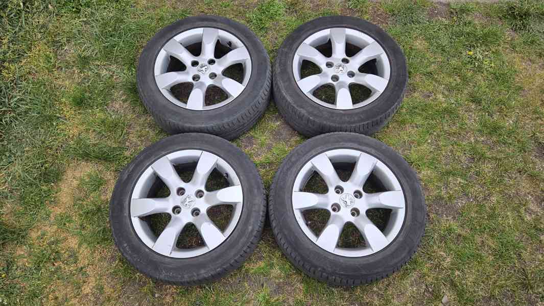 Peugeot 307 alu 16" kola elektrony pneumatiky 205/55R16 - foto 1