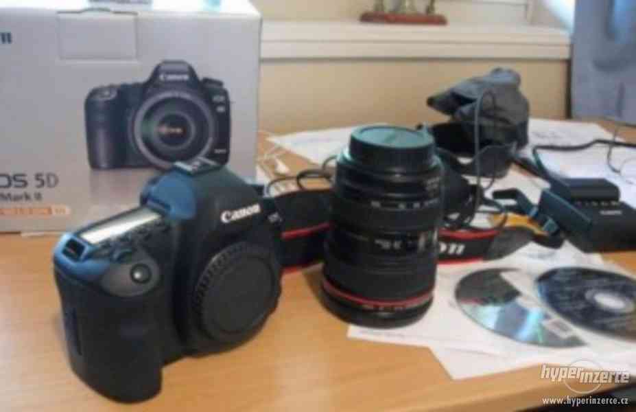 Canon EOS 5D Mark II 21MP DSLR fotoaparát s objektivem IS 24 - foto 1