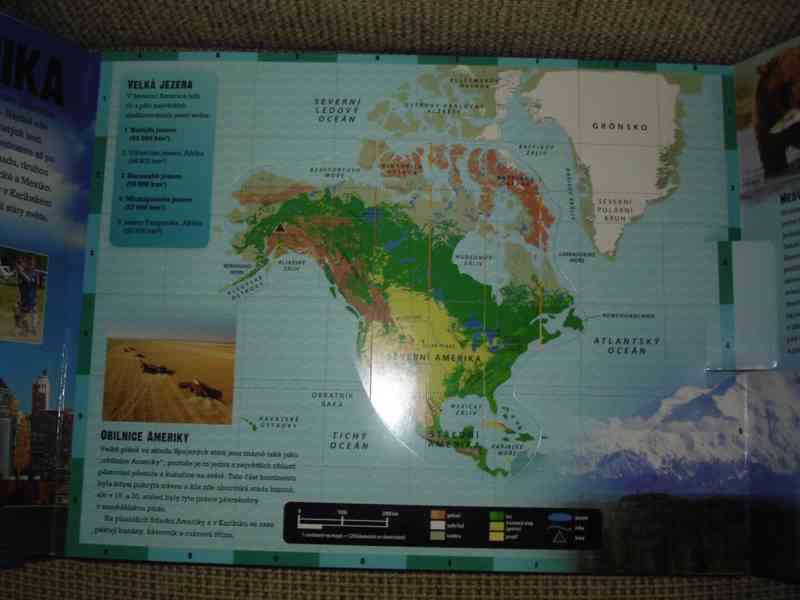 Mapa USA, Pruvodce Londyn, Irsko, Atlas světa, golf,  - foto 5