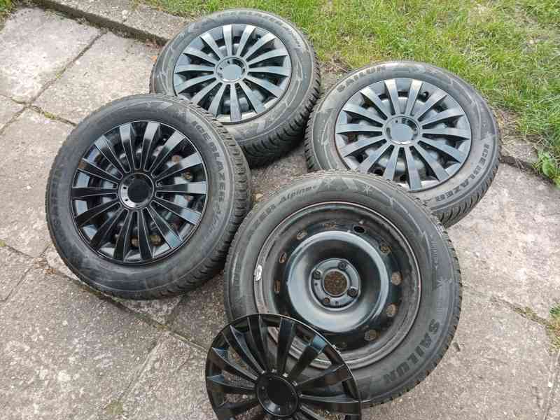 Zimní kola 15ky 4x100 pneu 95% DACIA RENAULT NISSAN -dobírka - foto 4