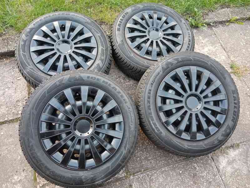 Zimní kola 15ky 4x100 pneu 95% DACIA RENAULT NISSAN -dobírka - foto 1