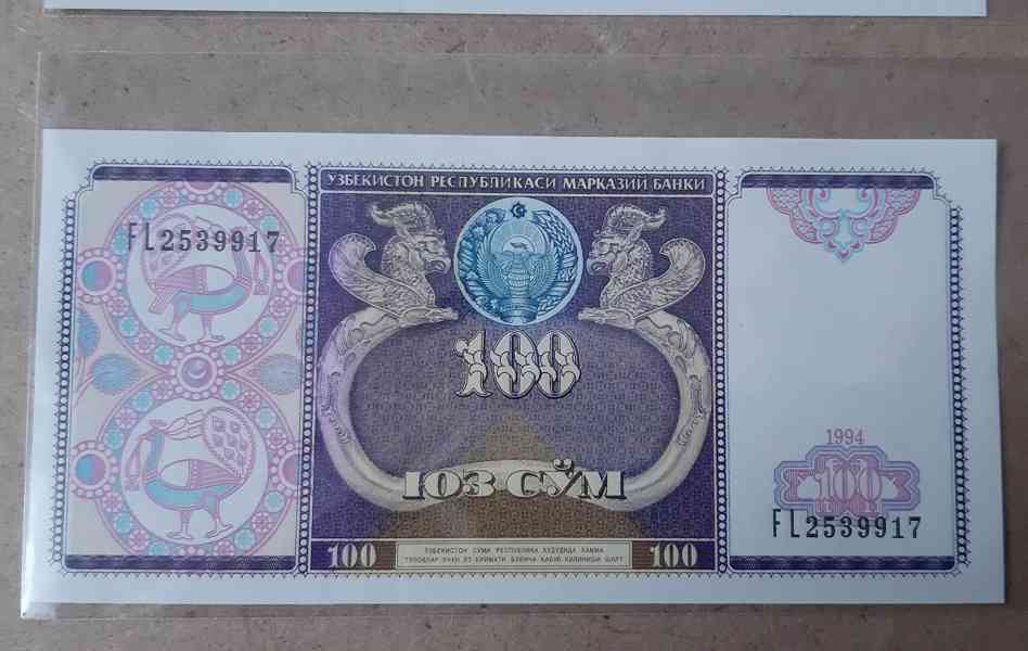 Konvolut bankovek Uzbekistán - Uzbecký Sum - foto 5